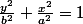 \frac{y^{2}}{b^{2}}+\frac{x^{2}}{a^{2}}=1