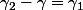 \gamma_2-\gamma=\gamma_1