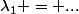 \lambda_1 = ...