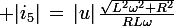 \large |i_5|\,=\,|u|\,\frac{\sqrt{L^2\omega^2+R^2}}{RL\omega}