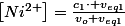 \left[Ni^{2+}\right]=\frac{c_{1}\cdot v_{eq1}}{v_{o}+v_{eq1}}
