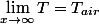 \lim_{x\rightarrow\infty}T=T_{air}