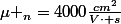 \mu _{n}=4000\frac{cm^{2}}{V\cdot s}