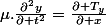 \mu.\frac{\partial^{2}y}{\partial t^{2}}=\frac{\partial T_{y}}{\partial x}