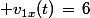 \normalsize v_{1x}(t)\,=\,6