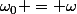 \omega_0 = \omega