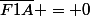 \overline{F1A} = 0