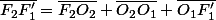 \overline{F_{2}F'_{1}}=\overline{F_{2}O_{2}}+\overline{O_{2}O_{1}}+\overline{O_{1}F'_{1}}