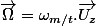 \overrightarrow{\Omega}=\omega_{m/t}.\overrightarrow{U_{z}}