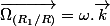 \overrightarrow{\Omega_{\left(R_{1}/R\right)}}=\omega.\overrightarrow{k}