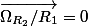 \overrightarrow{\Omega_{R_2}/{R_1}}=0
