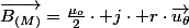 \overrightarrow{B_{(M)}}=\frac{\mu_{o}}{2}\cdot j\cdot r\cdot\overrightarrow{u_{\theta}}