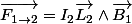 \overrightarrow{F_{1\rightarrow2}}=I_{2}\overrightarrow{L_{2}}\wedge\overrightarrow{B_{1}}