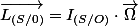 \overrightarrow{L_{(S/0)}}=I_{(S/O)}\cdot\overrightarrow{\Omega}