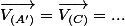 \overrightarrow{V_{(A')}}=\overrightarrow{V_{(C)}}=...