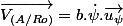 \overrightarrow{V_{(A/Ro)}}=b.\dot{\psi}.\overrightarrow{u_{\psi}}