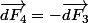 \overrightarrow{dF_{4}}=-\overrightarrow{dF_{3}}