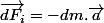 \overrightarrow{dF_{i}}=-dm.\overrightarrow{a}