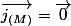 \overrightarrow{j_{(M)}}=\overrightarrow{0}