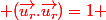 \red (\vec{u_r}.\vec{u_r})=1 