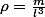 \rho=\frac{m}{l^{3}}