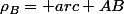 \rho_B= arc AB