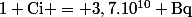 \rm{1\  Ci = 3,7.10^{10}\  Bq}