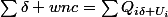\sum{\delta wnc}=\sum{Q_{i\delta U_{i}}}