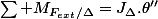 \sum M_{F_{ext}/\Delta}=J_{\Delta}.\theta''