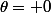 \theta\ = 0