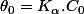 \theta_{0}=K_{\alpha}.C_{0}