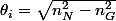 \theta_i=\sqrt{n_N^2-n_G^2}