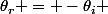 \theta_r = -\theta_i 