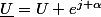 \underline{U}=U e^{j \alpha}