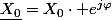 \underline{X_{0}}=X_{0}\cdot e^{j\varphi}