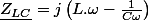 \underline{Z_{LC}}=j\left(L.\omega-\frac{1}{C\omega}\right)