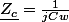 \underline{Z_c}=\frac{1}{jCw}