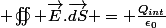 \usepackage{wasysym} \oiint \vec{E}.\vec{dS} = \frac{Q_{int}}{\epsilon_0}