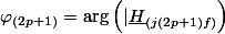\varphi_{(2p+1)}=\arg\left(|\underline{H}_{(j(2p+1)f)}\right)