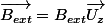 \vec{B_{ext}}=B_{ext}\vec{U_z}