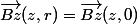 \vec{Bz}(z,r)=\vec{Bz}(z,0)