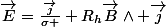 \vec{E}=\frac{\vec{j}}{\sigma }+R_{h}\vec{B}\wedge \vec{j}