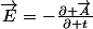 \vec{E}=-\frac{\partial \vec{A}}{\partial t}