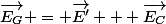 \vec{E_G} = \vec{E'} + \vec{E_C}