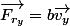 \vec{F_{r_y}}=b\vec{v_y}