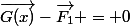 \vec{G(x)}-\vec{F_1} = 0