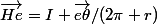 \vec{He}=I \vec{e\theta}/(2\pi r)