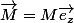 \vec{M}=M\vec{e_{z}}