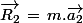 \vec{R_2}\,=\,m.\vec{a_2}