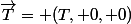 \vec{T}= (T, 0, 0)